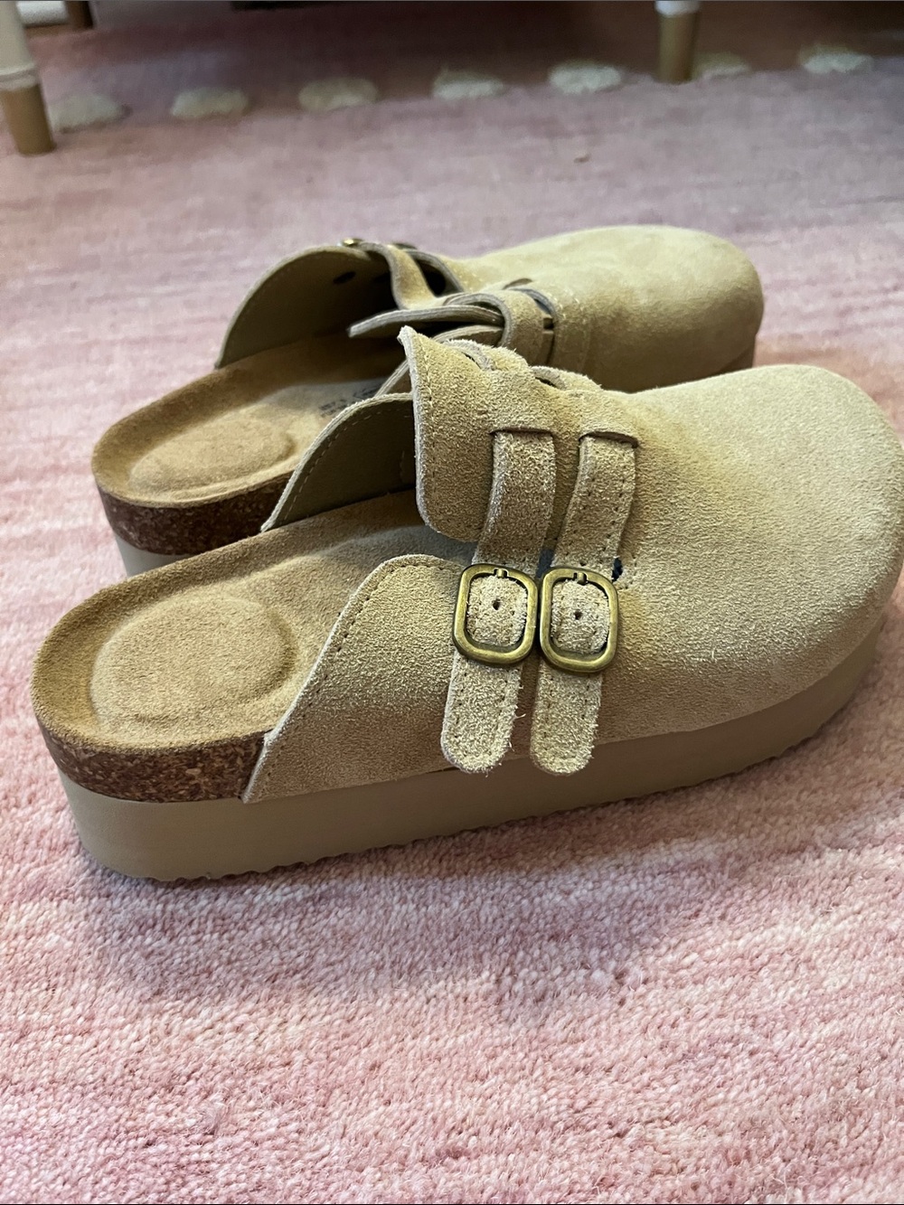 Project Cloud Platform Clogs Birkenstock style (not birk brand) size 7.5 NWOT